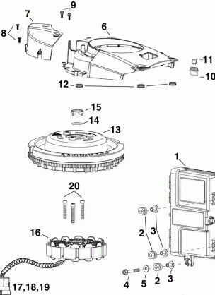 EMM STATOR FLYWHEEL