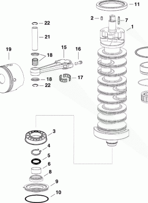 CRANKSHAFT & PISTONS