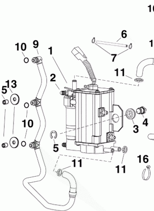 FUEL PUMP & VAPOR SEPARATOR