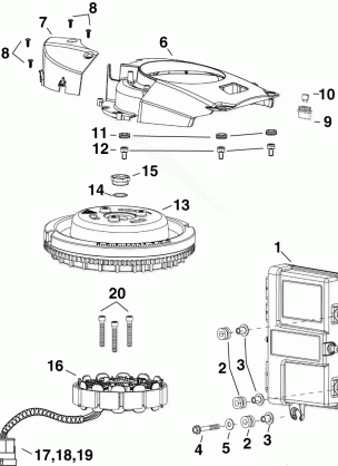 EMM STATOR FLYWHEEL