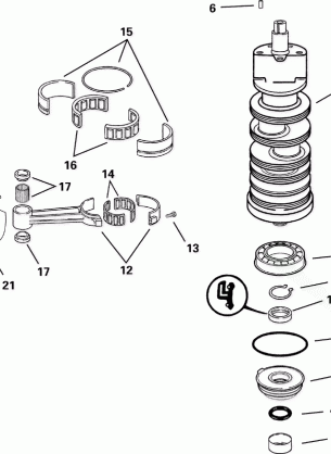 CRANKSHAFT & PISTONS