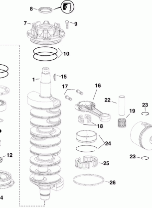 CRANKSHAFT & PISTONS