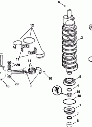 CRANKSHAFT & PISTONS