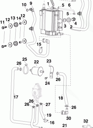 FUEL VAPOR SEPARATOR & PUMP