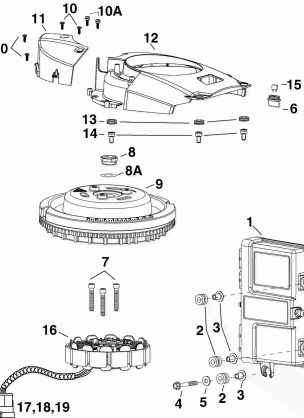 EMM STATOR FLYWHEEL