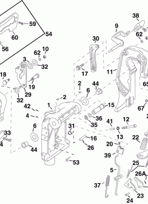 SWIVEL BRACKET (DR DE W  MODELS)