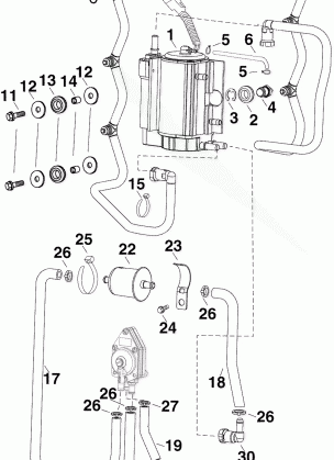 FUEL VAPOR SEPARATOR / PUMP