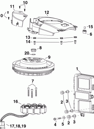 EMM STATOR FLYWHEEL