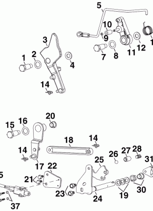 THROTTLE & SHIFT LINKAGE