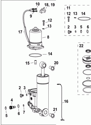 08-1_TRIM & TILT HYDRAULIC ASSEMBLY