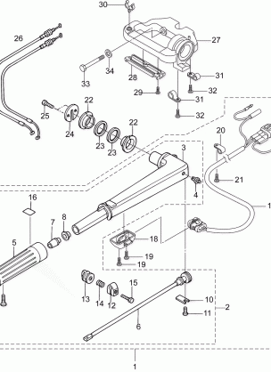 16-6_TILLER HANDLE ASSEMBLY