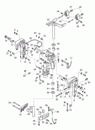 16-4_STERN & SWIVEL BRACKET (POWER TILT)