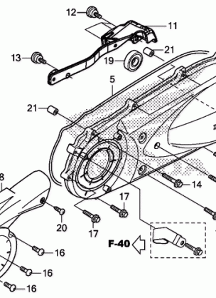 LEFT CRANKCASE COVER