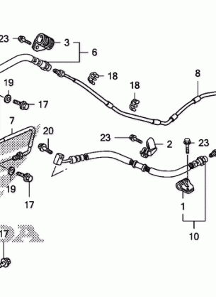 REAR BRAKE PIPE (FSC600A)