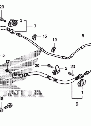 REAR BRAKE PIPE (FSC600D)