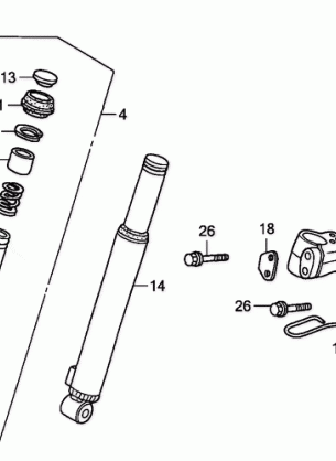 FRONT FORK@FRONT CUSHION