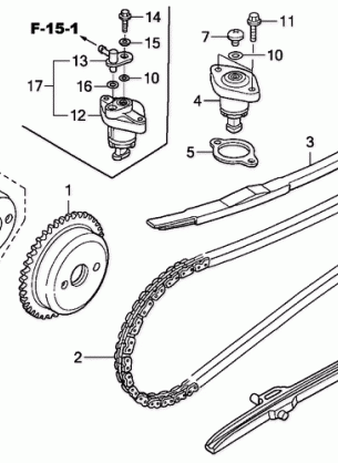 CAM CHAIN@TENSIONER