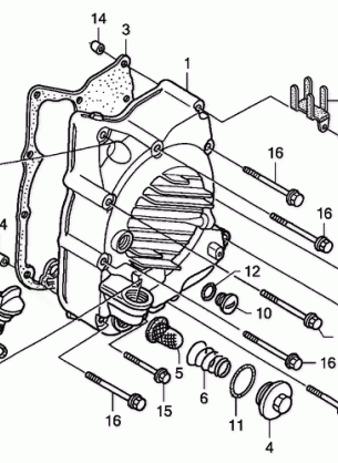 RIGHT CRANKCASE COVER