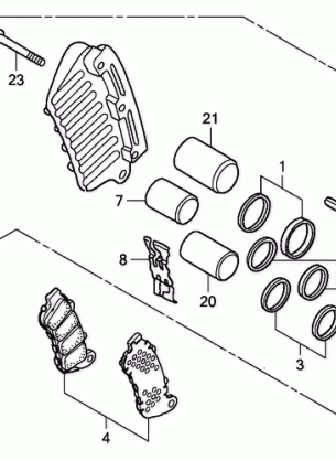 FRONT BRAKE CALIPER