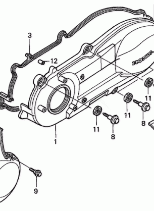 LEFT CRANKCASE COVER