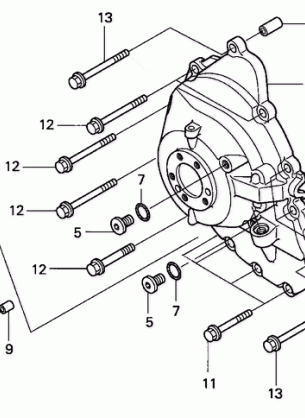 RIGHT CRANKCASE COVER