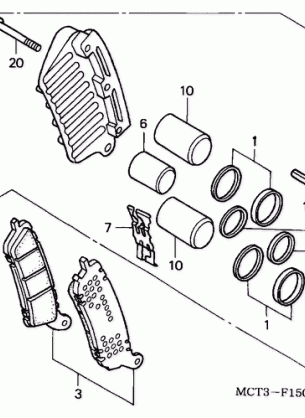 FRONT BRAKE CALIPER