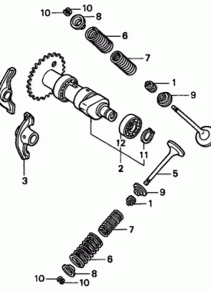 CAMSHAFT@VALVE