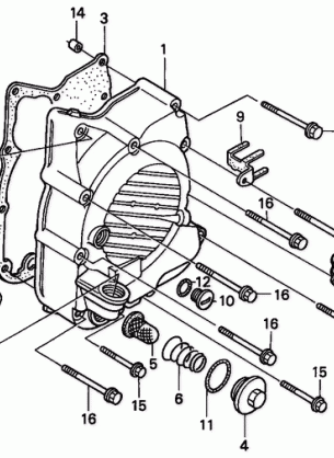 RIGHT CRANKCASE COVER