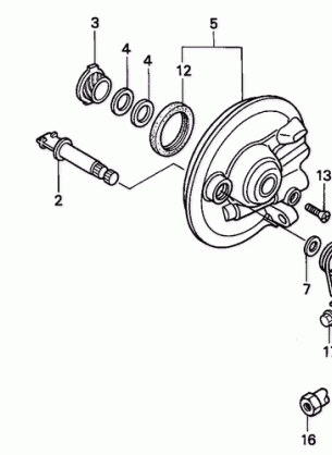 FRONT BRAKE PANEL