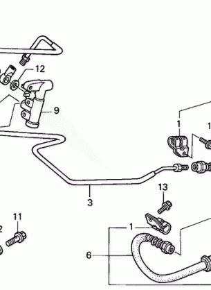 REAR BRAKE PIPE (2)