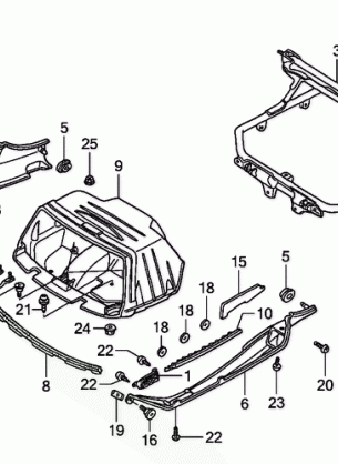 TRUNK LOWER COVER