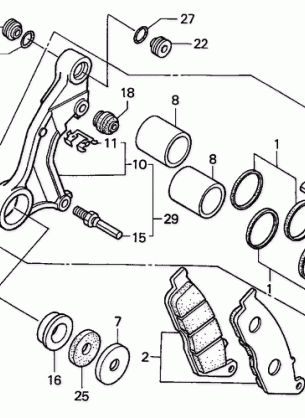 FRONT BRAKE CALIPER