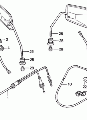 HANDLE SWITCHES@CABLES   @MIRRORS@