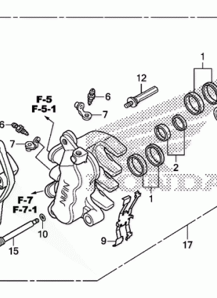 FRONT BRAKE CALIPER