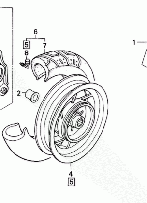 REAR WHEEL 92-97