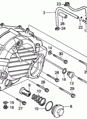 RIGHT CRANKCASE COVER