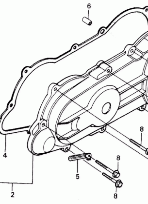 LEFT SIDE COVER 88-93