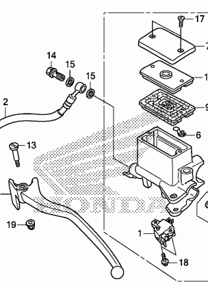 REAR BRAKE MASTER        CYLINDER (NSS300)