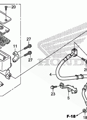 FRONT BRAKE MASTER       CYLINDER (NSS300)