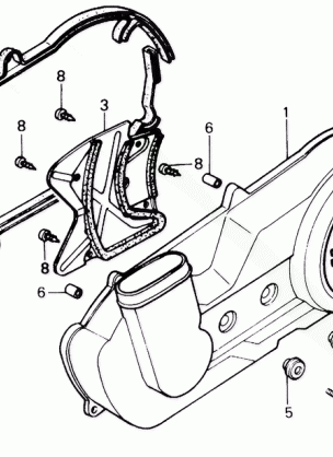 LEFT CRANKCASE COVER