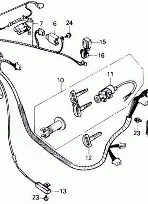 WIRE HARNESS 84-86