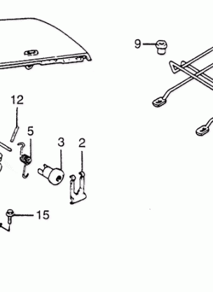 REAR COVER@LUGGAGE       CARRIER