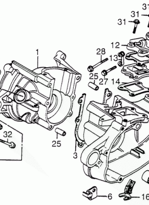 CRANKCASE@OIL PUMP