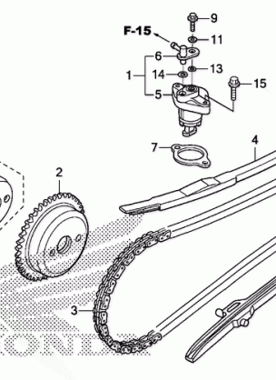 CAM CHAIN@TENSIONER