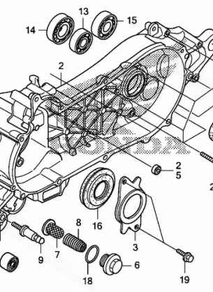 LEFT CRANKCASE