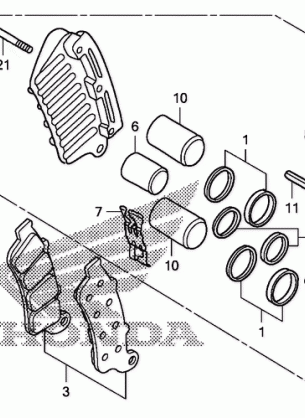 FRONT BRAKE CALIPER