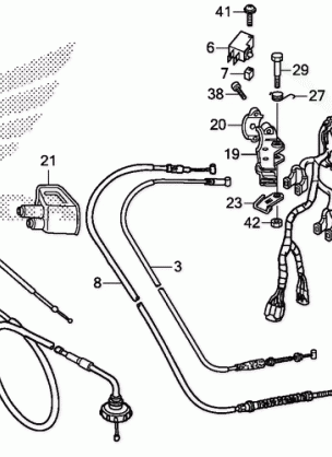 HANDLE LEVER@SWITCH@CABLE