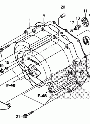 FRONT CRANKCASE COVER    (1)