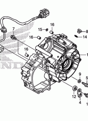 REAR CRANKCASE COVER