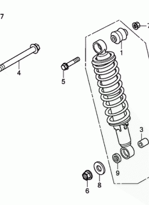 REAR SHOCK ABSORBER